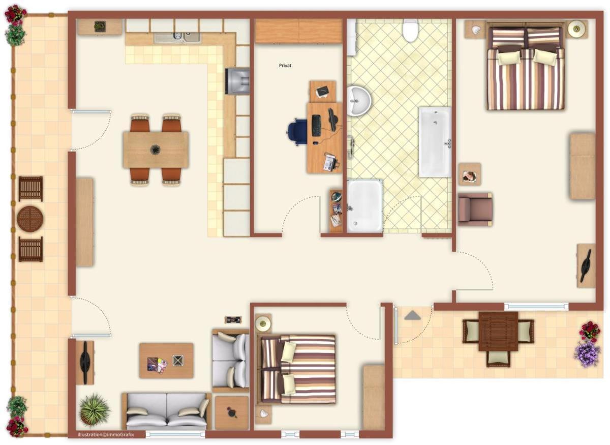 Apartmán Kobold Rostock Exteriér fotografie